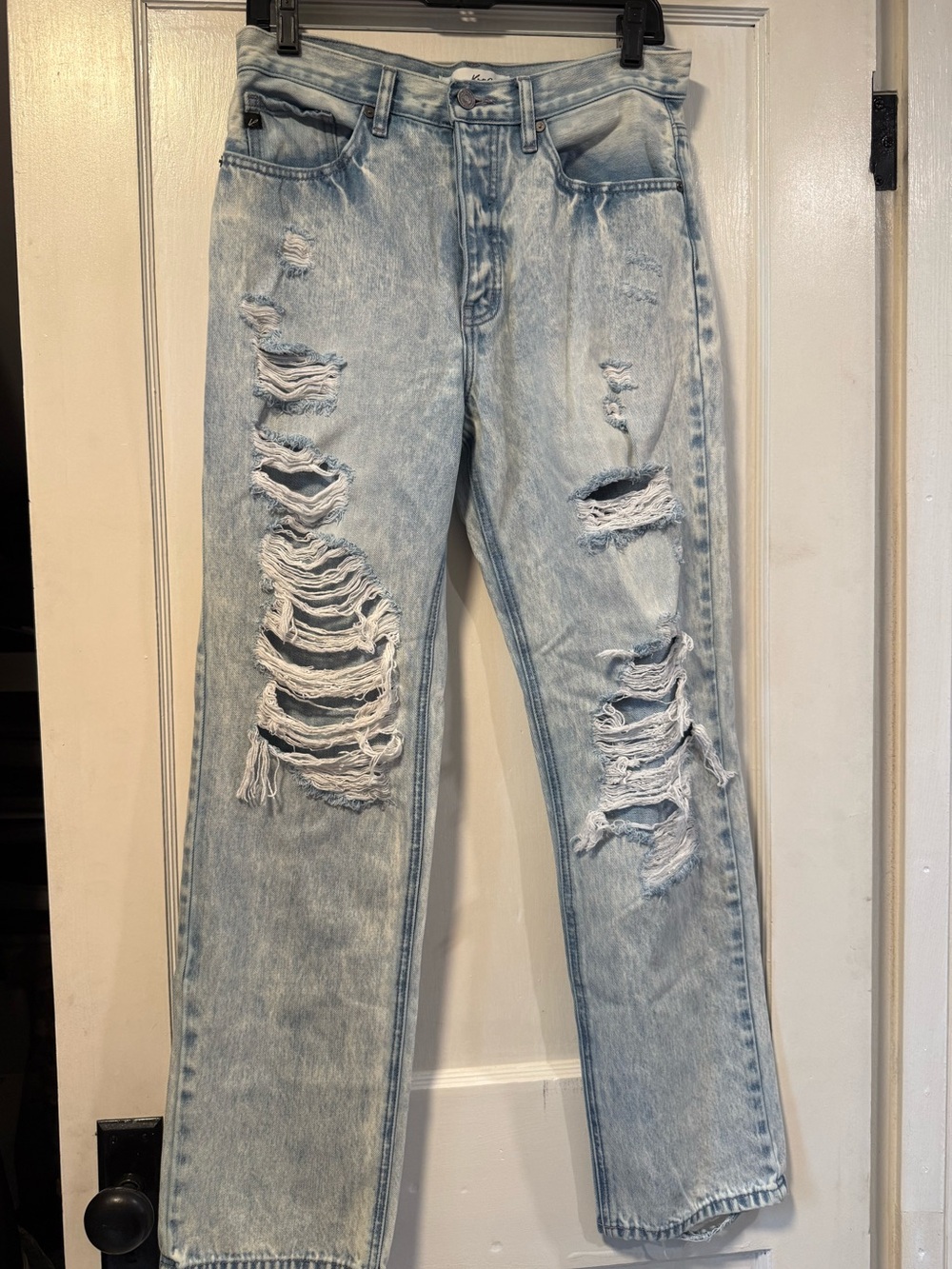 KanCan Light Blue Distressed Boyfriend Jeans